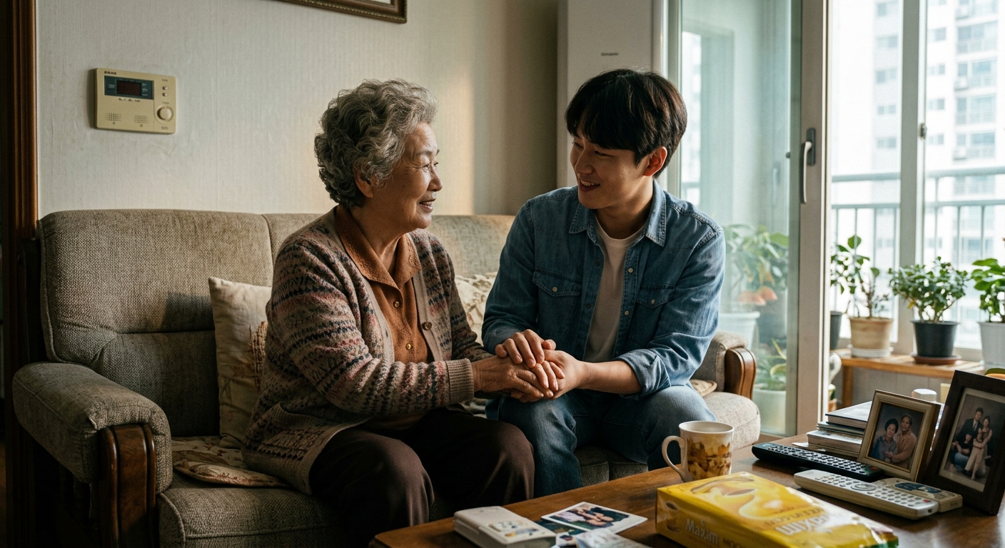 눈을 맞추고, 대화하고, 손을 잡아주는 사람.&nbsp;기계가 더 정확하고 더 부지런하다는 걸 알면서도 사람을 선택할 것이다.
