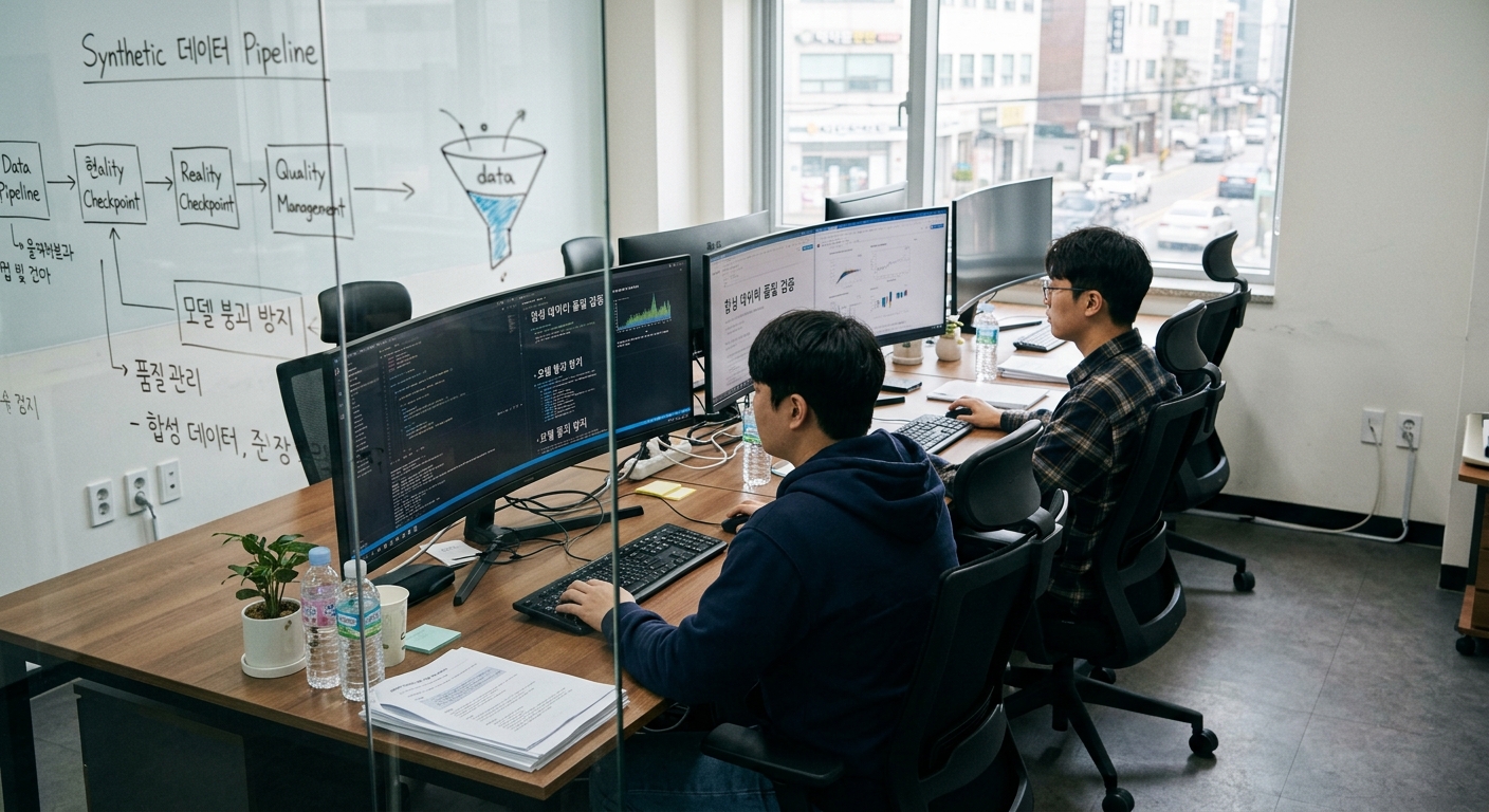 한때 이런 경고가 있었다.

AI가 만든 데이터로 다시 AI를 학습시키면 문제가 생길 수 있다는 것이었다.

정확히 말하면 이것은 협약이나 규칙